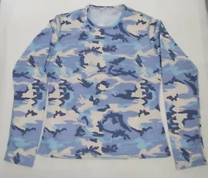 TOP CAPA BASE TÉRMICA CUELLO REDONDO “PIELES DE PIMIENTA” NIÑOS JÓVENES (LT CAMUFLAJE AZUL) GRANDE - Imagen 1 de 5