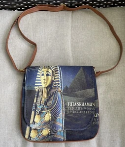 Tutankhamun And The World Of The Pharaoh Egyptian Tut Crossbody Shoulder Bag - Picture 1 of 10