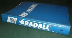 GRADALL G3WD EXCAVATOR PARTS MANUAL BOOK CATALOG - Picture 1 of 5