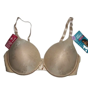 Vanity Fair Bra 38D Barely Beige Ego Boost Push Up Convertible Style 2131101 - Picture 1 of 5