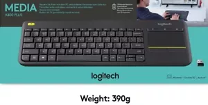 Logitech K400 Plus keyboard RF Wireless - Black - Picture 1 of 4