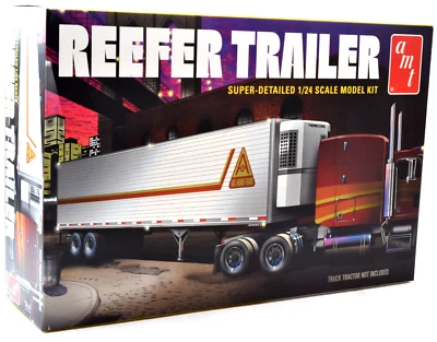 AMT Reefer Semi Trailer 1:24 Scale Plastic Model Kit 1170 - Image 1 of 4