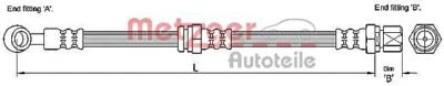 METZGER Brake Hose For CHEVROLET DAEWOO Lacetti Nubira Estate Saloon 96397203 Foto 1 de 4