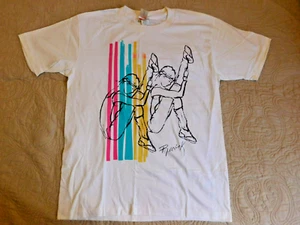 Vintage Reebok Women's Ballet Dancers Oversize White T-Shirt 1 Size New with Tag - Picture 1 of 5