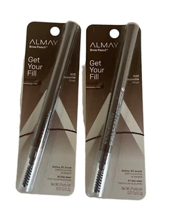 Almay Eyebrow Pencil 802 Brunette- FULL SIZE/2PC - Picture 1 of 3