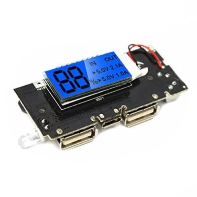 Dual USB 5V 1A 2.1A Mobile Power Bank 18650 Battery Charger PCB Module Board - Image 1 of 4