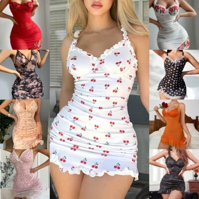 Lencería sexy para mujer Ropa de dormir Babydoll Peluche Bodycon Vestido Ropa interior Prendas para dormir Foto 1 de 4