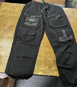 JH SCHWARZ CARGO DAMEN LARGE. ELASTISCHER BUND & MANSCHETTE. Kordelzug.27" Schrittlänge - Bild 1 von 7