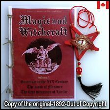 antique book magic occult esoteric witchcraft grimoire masonry satanic lucifer 1