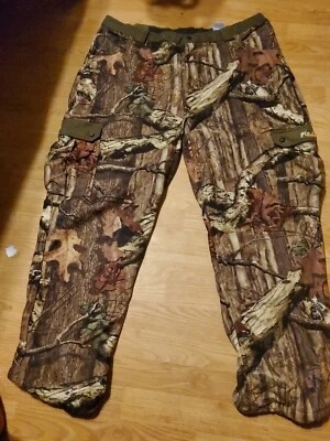 Scent Blocker Camo Pants Mens 2XL Brown Hunting Woods Mossy Oak Breakup Infinity - Image 1 of 4
