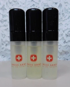 3x SWISS ARMY by Victorinox Eau De Toilette Spray .17 fl oz / 6 ml Each Travel - Picture 1 of 3