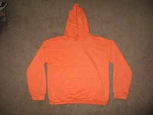 Strickpullover Hoodie Damen XL orange Waffelmuster - Bild 1 von 6