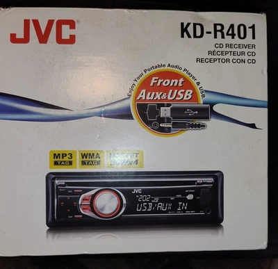 JVC RD401 Car CD USB Stereo - Image 1 of 4