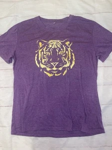 Camisa para mujer XL púrpura tigre LSU - Imagen 1 de 2