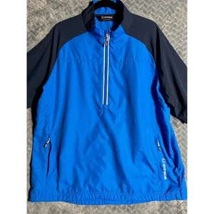 Pullover de viento de manga corta Sunice George para hombre talla L deportes al aire libre golf activo - Imagen 1 de 7