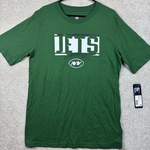 New York Jets T-Shirt Jungen Jugend XL (18/20) grün Authentic NFL Team Bekleidung NEU - Bild 1 von 7