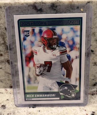 2025 Score - Rookie Nick Emmanwori #96 (RC) - Image 1 of 2