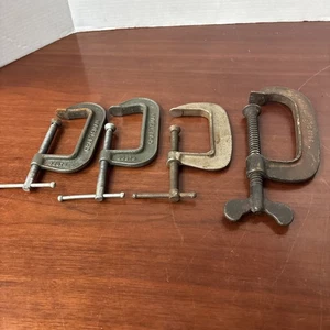 Lot of 4 C Clamps - Picture 1 of 11