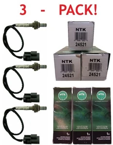 ¡PAQUETE! (3) Sensores de oxígeno de ajuste directo NGK NTK 24521 ¡Envío GRATIS! - Imagen 1 de 5