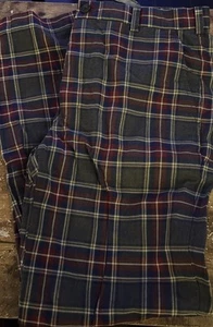 Pantalones Brooks Brothers Para Hombre Talla 34X32 Cuadros Rojo Algodón Calce Madison - Imagen 1 de 4