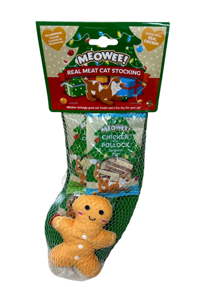 Meowee Real Meat Cat Christmas Stocking - Image 1 of 1