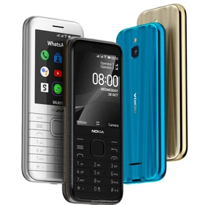 Téléphone portable Nokia 8000 4G double SIM GSM 2,8 pouces 4 Go Débloqué D'usine - Photo 1 sur 16
