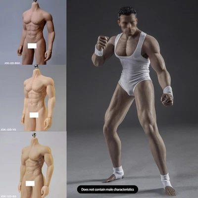 JIAOU DOLL 1/6 Seamless Male Body Doll Male Figure Fit 12" For Phicen Hot Toys - Image 1 of 4