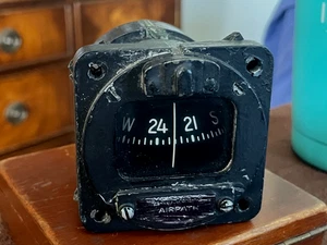 AirPath MSI7983-2 Huey Army Compass Magnetic Pilot Standby Aviation Compass - Picture 1 of 7
