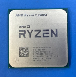 AMD Ryzen 9 5900X 3.7Ghz Twelve Core Processor 100-100000061WOF ✅❤️️✅❤️️ READ - Picture 1 of 3