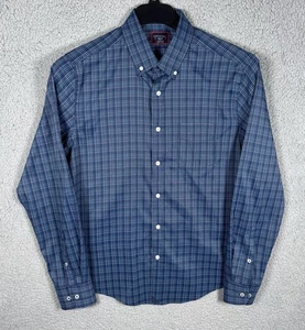 Untuckit Hemd Herren Medium Kariert Slim Fit Button Down Freizeit Formell - Bild 1 von 11