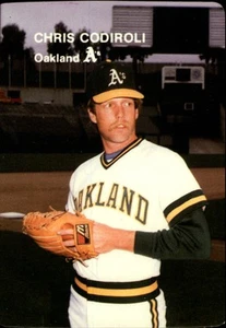 1985 Oakland A's Mother's Cookies #9 Chris Codiroli - NM-MT - Picture 1 of 2