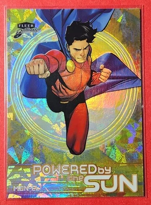 DC Universe - Mon-El - Powered By The Sun Gold #PS-9 SP - 2025 Fleer Brilliants - Image 1 of 2