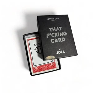 THAT F*CKING CARD by JOTA / Modern Card Magic Trick - Picture 1 of 2