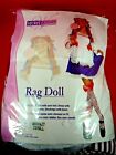 Secret Wishes Young Adult Rag Doll Halloween Costume ~ Size XS