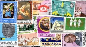 Bahamas Sammlungen 10 Rechts 300 Briefmarken Unterschiedliche Entwertet - Bild 1 von 7