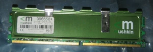 1x 2GB MUSHKIN DDR2 RAM 800MHz PC2-6400U DIMM 240-pol. CL5 996558 TOP - Imagen 1 de 2