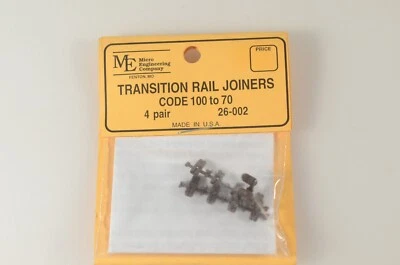 Micro Engineering Transition Rail Joiners Code 100 to Code 70 - 26-002 - Image 1 of 2