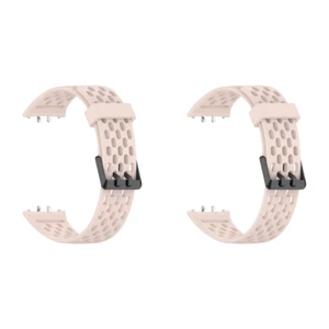 Silicone Smart Watch Strap Sports Watchband for Samsung Galaxy Fit 3 (Pink) - Zdjęcie 1 z 9