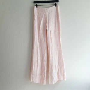 Pantaloni Lunghi La Perla Miscela Seta 46 10 Nuove Etichette Blush Rosa - Foto 1 di 12