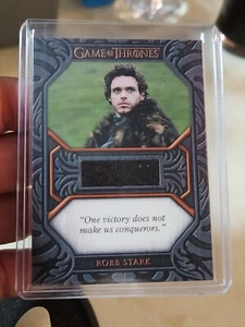 2021 Game of Thrones Iron Anniversary Robb Stark Relic Quote Kostüm #QC4 VICTR - Bild 1 von 2