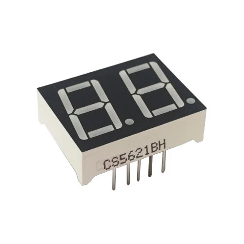 2-stellige 0.56" Anzeige Anode Rot 7-Segment Sieben Common LED Display - Bild 1 von 1