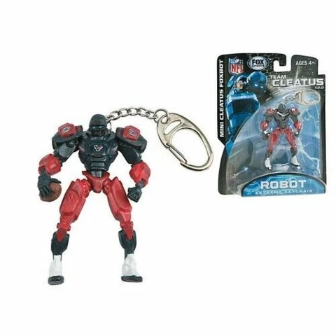 Houston Texans 3" Fox Sports Cleatus Robot Keychain Cover