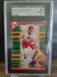 Jarome Iginla 1994-95 Score Select #165 RC RC SGC 8.5 Mexico Cup Calgary Flames