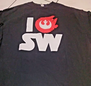 I LOVE STAR WARS T-SHIRT 3XL - Picture 1 of 1