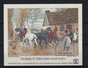DENMARK 1976 Hafnia 76 Exhibition Three Miniature Sheets as Scans MNH - Imagen 1 de 3