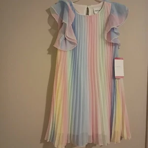 Rare Editions Girls Chiffon Dress Size M 7/8 - Picture 1 of 2