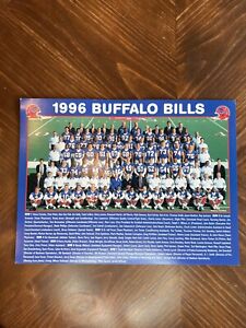 1996 Buffalo Bills - Official Team Photo - Roster- Poster - Vintage - Jim Kelly