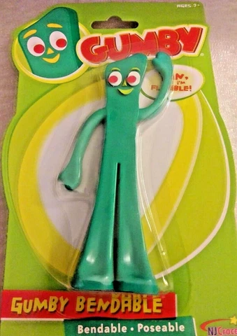 GUMBY 6" Figure - Bendable/Poseable - Stays in the Position - NJ Croce - NEW!!!! Cover
