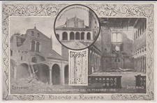 RAVENNA CHIESA DI S.APOLLINARE BOMBARDATA DAGLI AUSTRIACI 1916 BELLA !