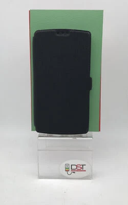 Cover case a Libretto Per LG G4  Rigida Plastica Nera - Immagine 1 di 4